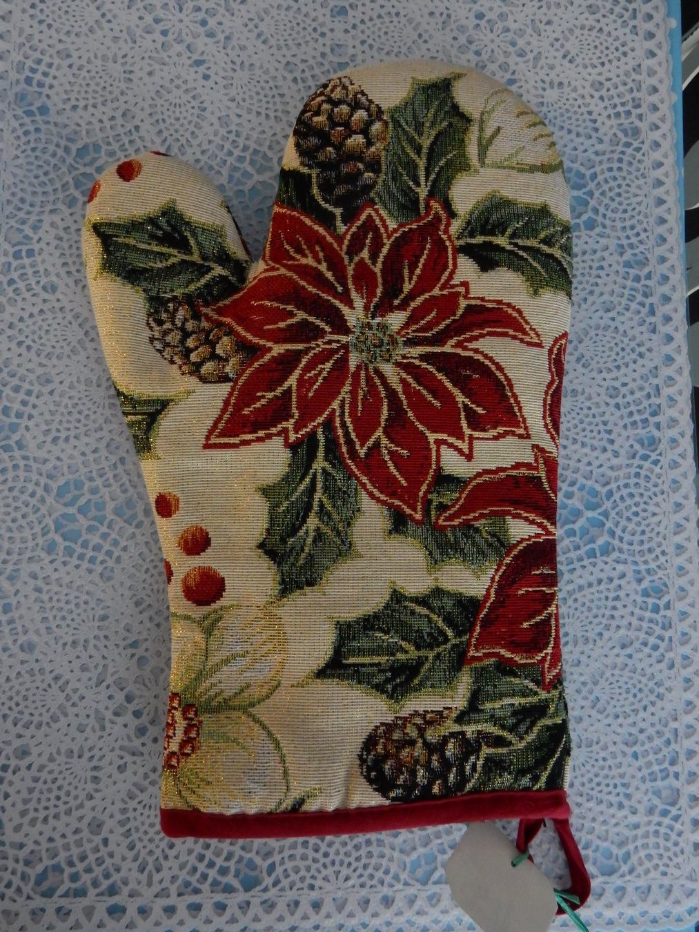 Guanti & manicotti: Ofenhandschuh mit Weihnachtsstern Backen Ofen – Nuovo (secondo la descrizione) da Jona venduto da simongarden