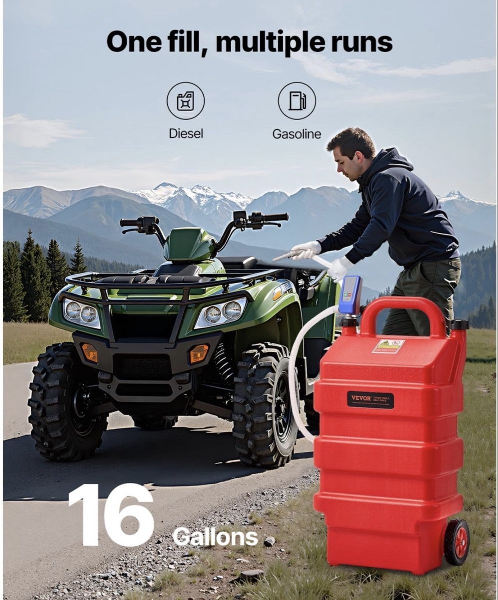 Tutti gli attrezzi: VEVOR Kraftstofftrolley, 60 L,  – Nuovo (secondo la descrizione) da Speicherschwendi venduto da GravityScooters 8
