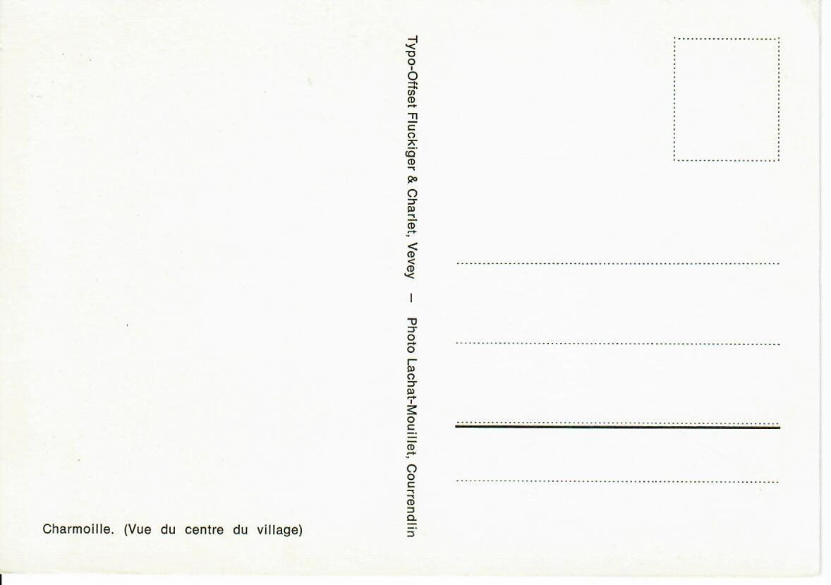 Cartoline postali: Charmoille – Usato da Hochdorf venduto da Ziegel-16 1