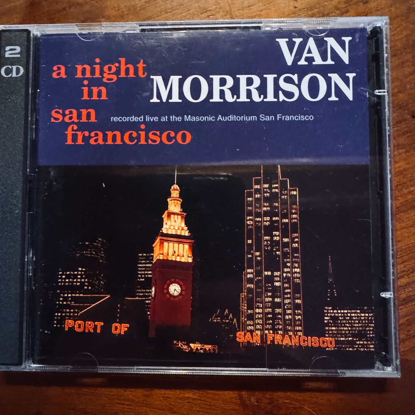 CD: Van Morrison - A Night in San Francisco - 2CD - Live – Usato da Merligen venduto da barratt