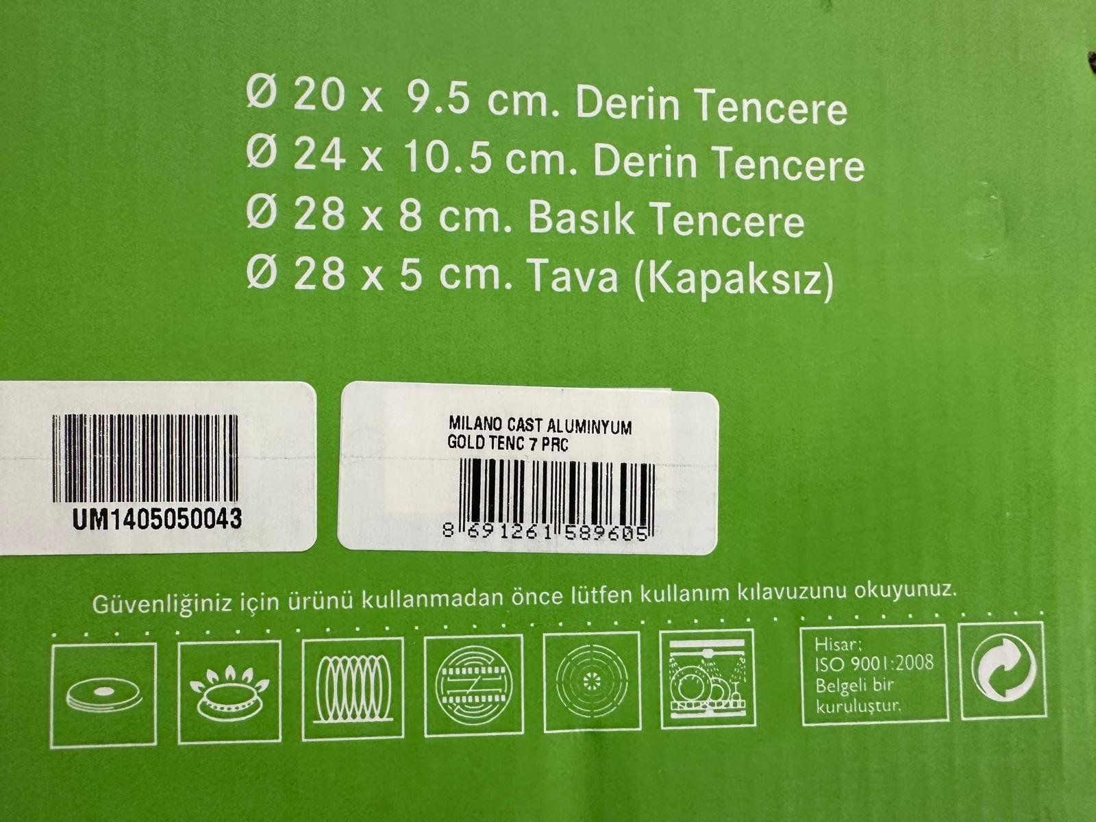 Töpfe: 7-teilig Milano Cast Seramik Topf-Set – Neu (gemäss Beschreibung) aus Reinach AG von evimshop 1