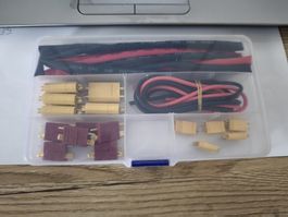 Modell Antriebsstecker Set inkl. Kabel und Schrumpfschlauch