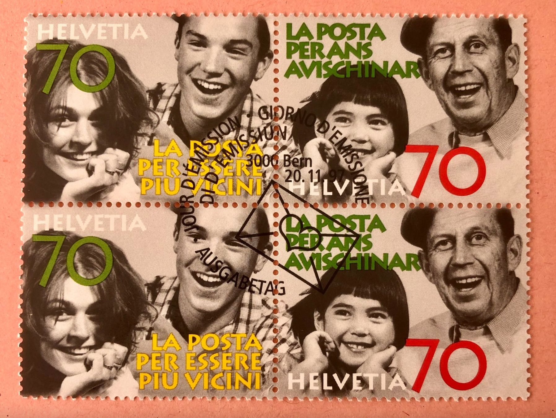 Tutti i francobolli: Viererblock Nr.931/932  Stempelt Bern – Usato da Aarau venduto da Billa007