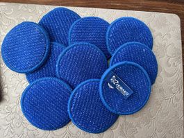 Jemako Reinigungspads rund blau DuoPad mini Ø 9,5 cm,
