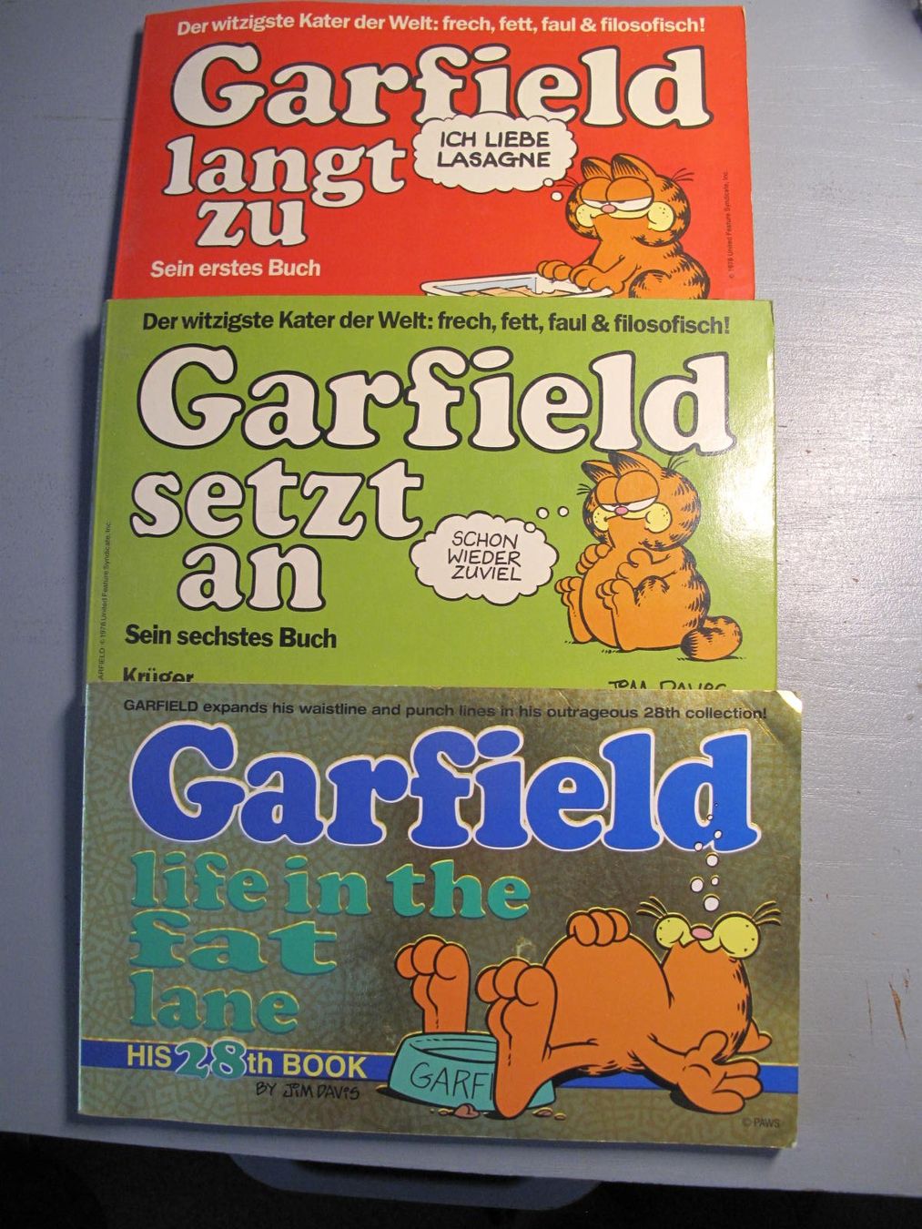 Fumetti: Garfield Comics bei Jim Davies – Usato da Wil SG venduto da fva01