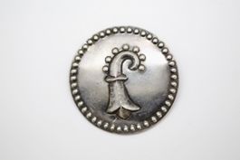 Baselland Abzeichen Brosche aus 800 Silber