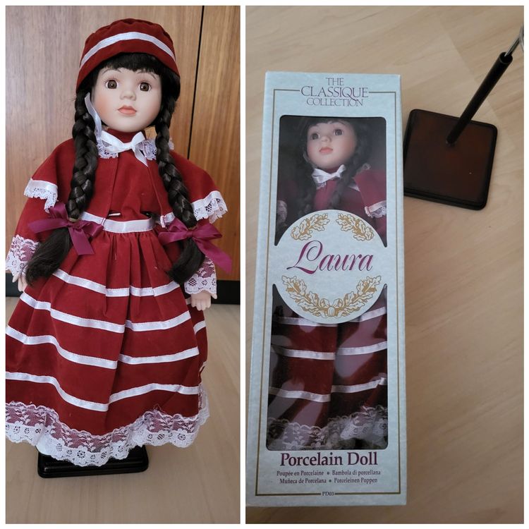 Puppe Porcelain Doll LAURA Kaufen auf Ricardo
