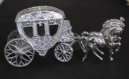 Hochzeitskutsche silberfarbig