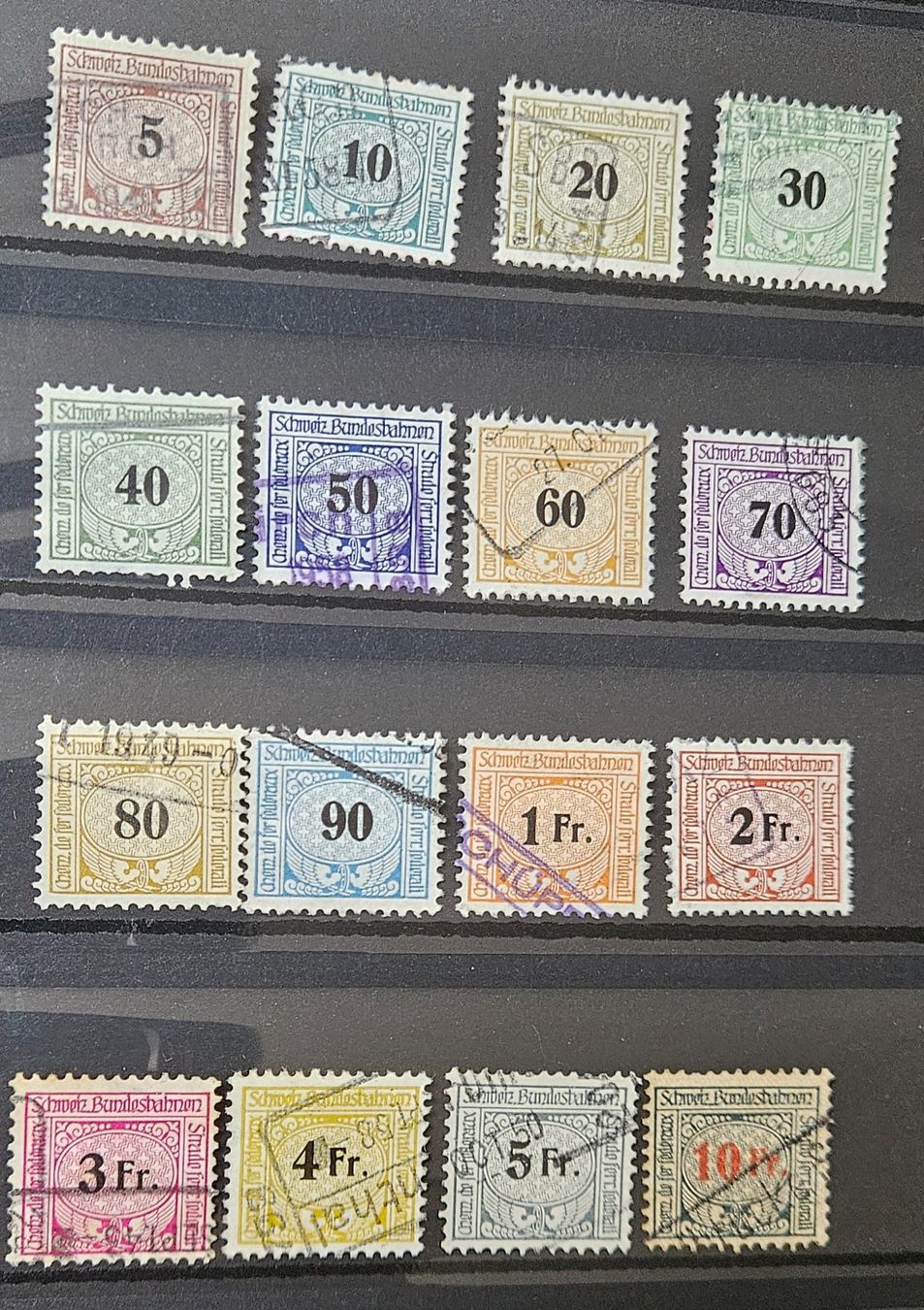 Tutti i francobolli: Eisenbahnbriefmarken – Usato da Aetingen venduto da stewi03