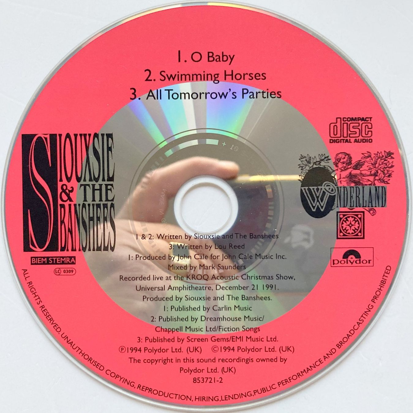 CD: SIOUXSIE & THE BANSHEES - O BABY – Usato da Bottens venduto da hotter-than-hell 2