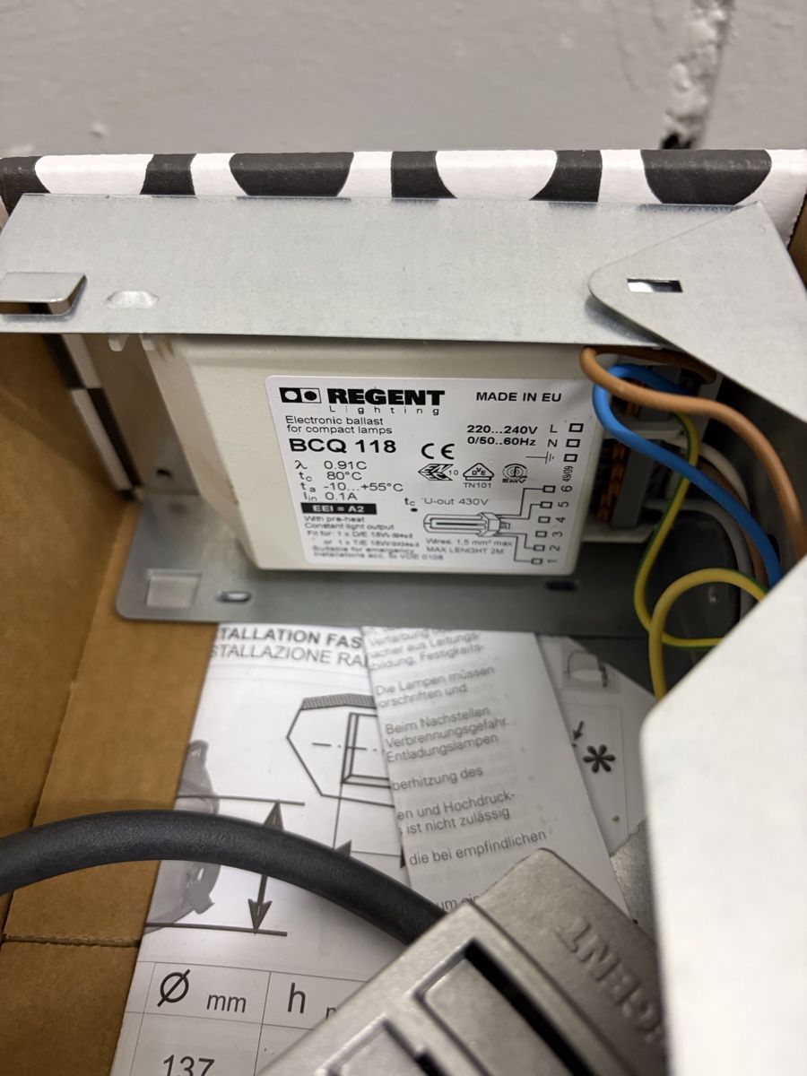Regent Lampadari & plafoniere: Regent Lighting 21REFSET A1 electronic ballast new – Nuovo (secondo la descrizione) da Adliswil venduto da Melamal 3