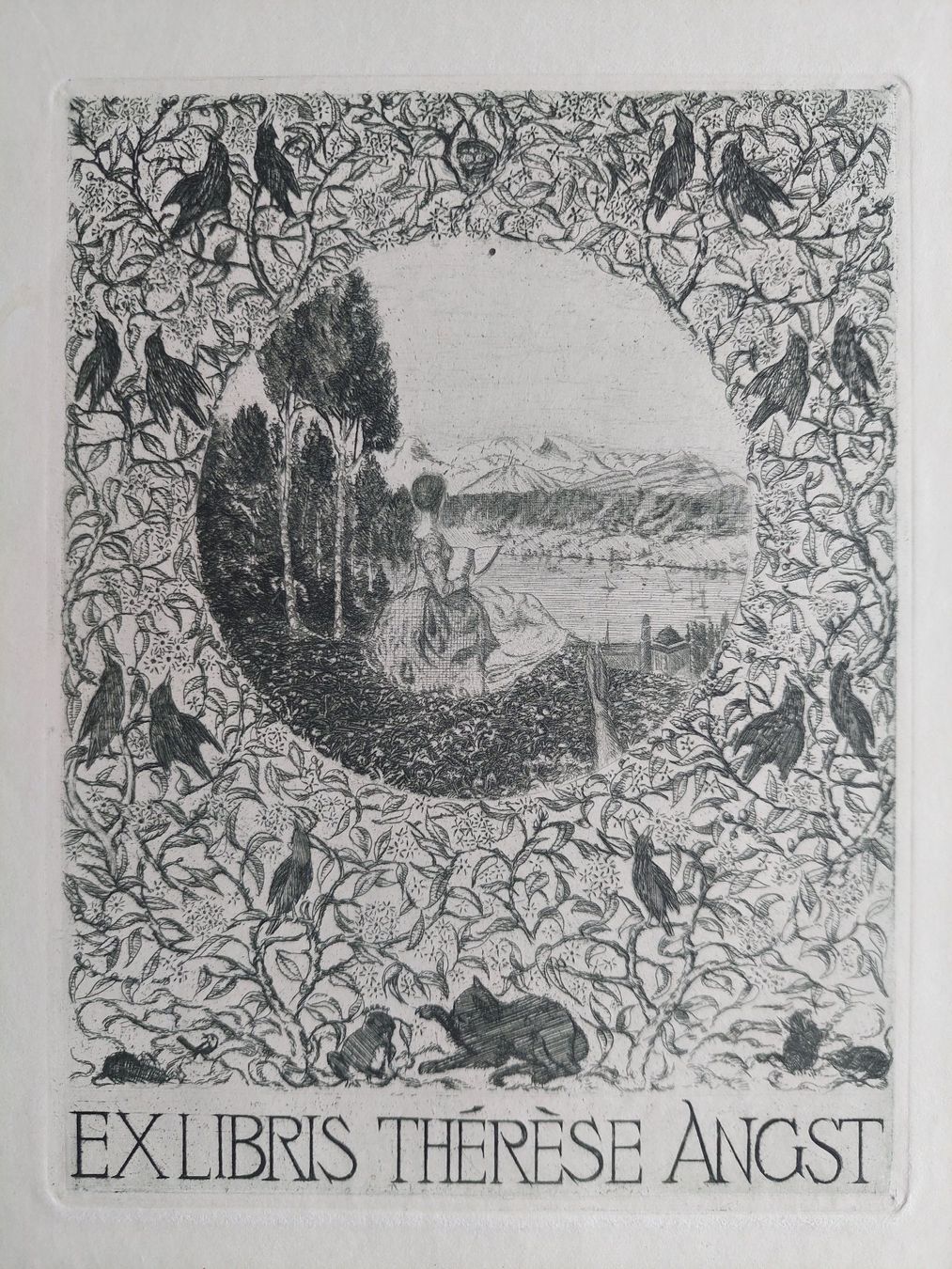 Dipinti: Exlibris Walter Kornhas - Original Radierung – Usato da Obfelden venduto da Knauserig2026