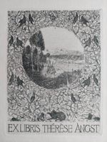 Exlibris Walter Kornhas - Original Radierung