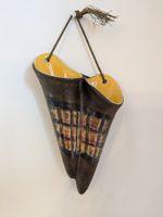 Wandvase Vase Keramik Sammler 50s 60s Midcentury Wandhörner