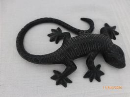 Gecko schwarz aus Eisen.Guter Zustand.