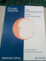 Frank Martin: Drei leichte Klavierstücke   UE-18576
