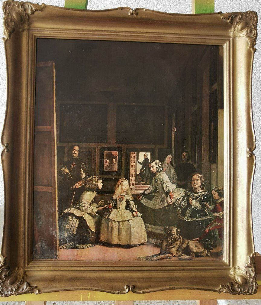 Dipinti: Gemälde "Las Meninas" nach Velázquez – Usato da Dänikon ZH venduto da Beldiwuffi