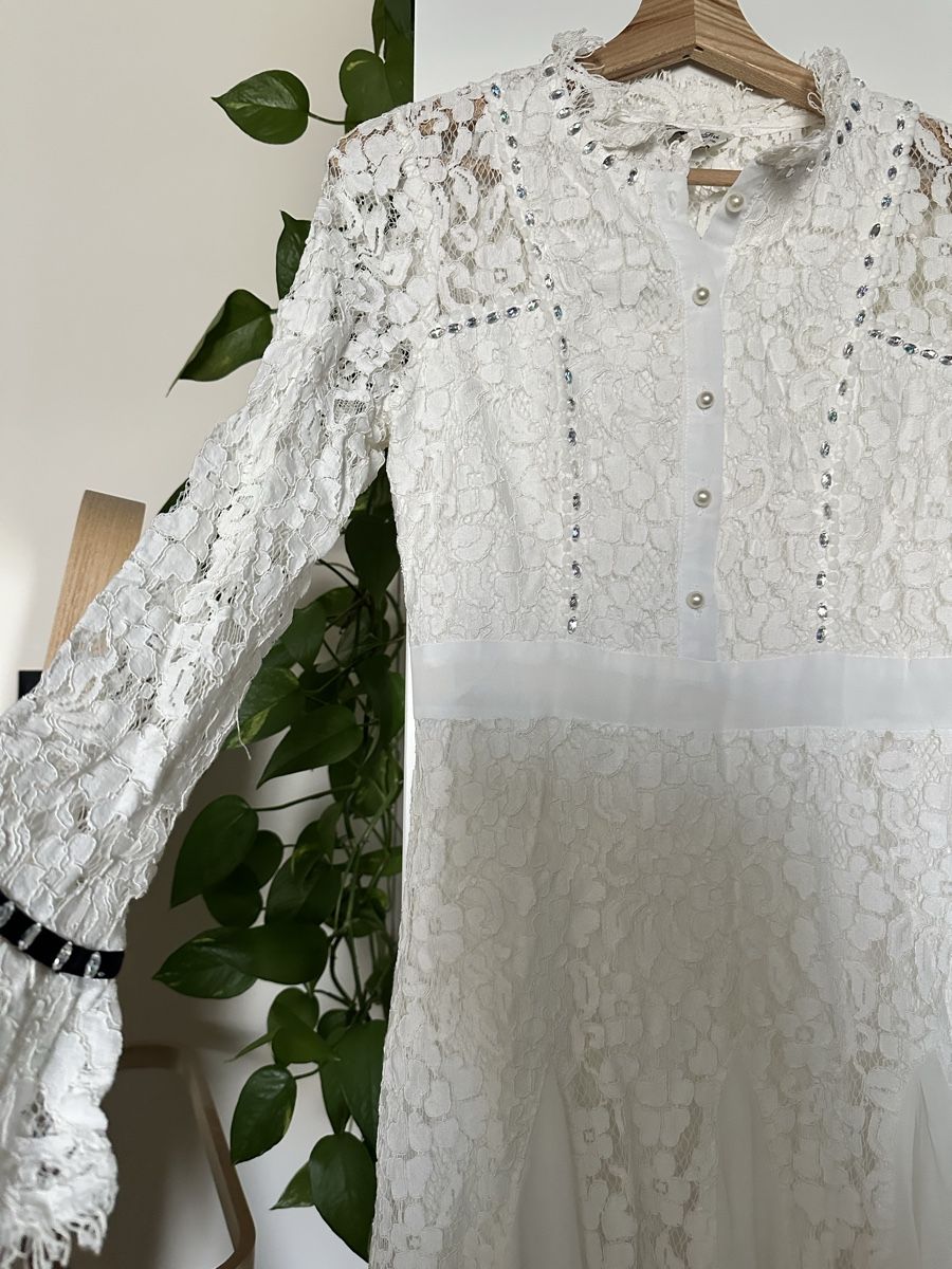 Vestiti: Elegantes Spitzenkleid, Grösse S – Usato da Naters venduto da nhu_7xwg 2