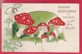 PRÄGE, HERZLICHEN GLÜCKWUNSCH ZUM NEUEN JAHRE, 31.12.1908
