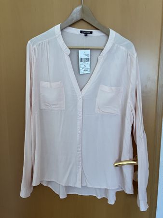 Blouse Chicoree rose pâle NEUVE taille XL - Élégante✨