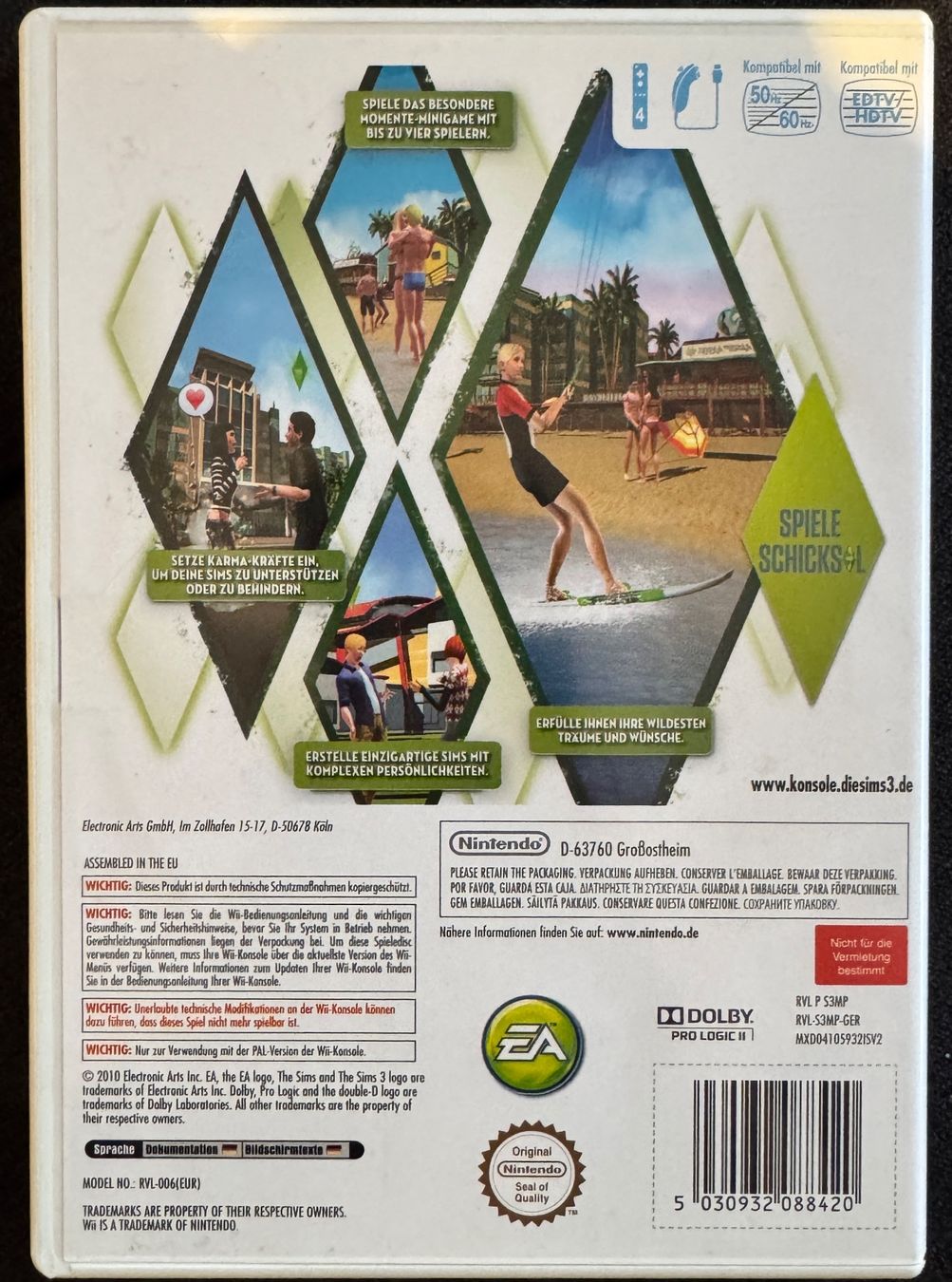 Nintendo Spiele: Nintendo Wii - "Die Sims 3" – Gebraucht aus Seuzach von Inspektor99 1