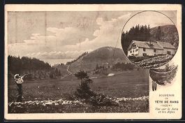 Tete de Rang, Vue sur le Jura et les Alp