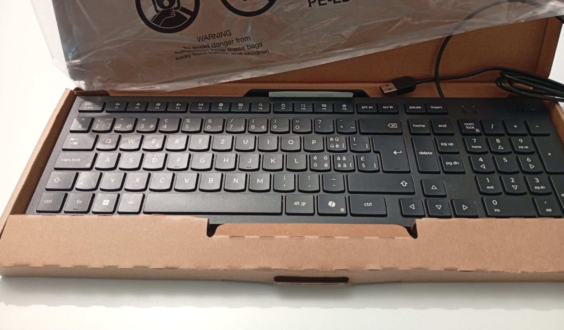Lenovo Tastiere: Clavier et souris Lenovo neufs – Nuovo e nell'imballaggio originale da Villars-sur-Glâne venduto da dadj01