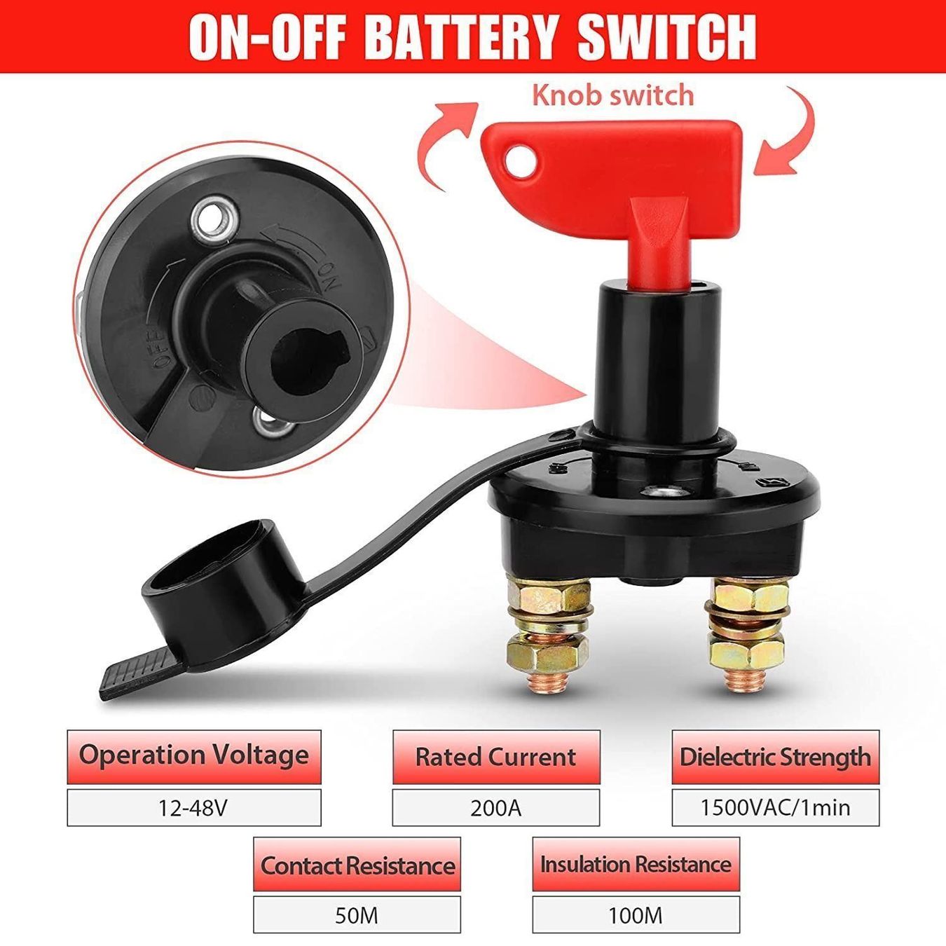 Interruttori: Batterietrennschalter Mit 2 Polig 12v – Nuovo (secondo la descrizione) da Thun venduto da thunshop 2