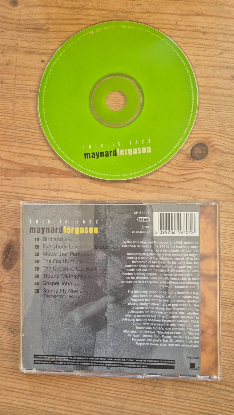 CDs: MAYNARD FERGUSON - This is Jazz – Gebraucht aus Therwil von Rubo26 1