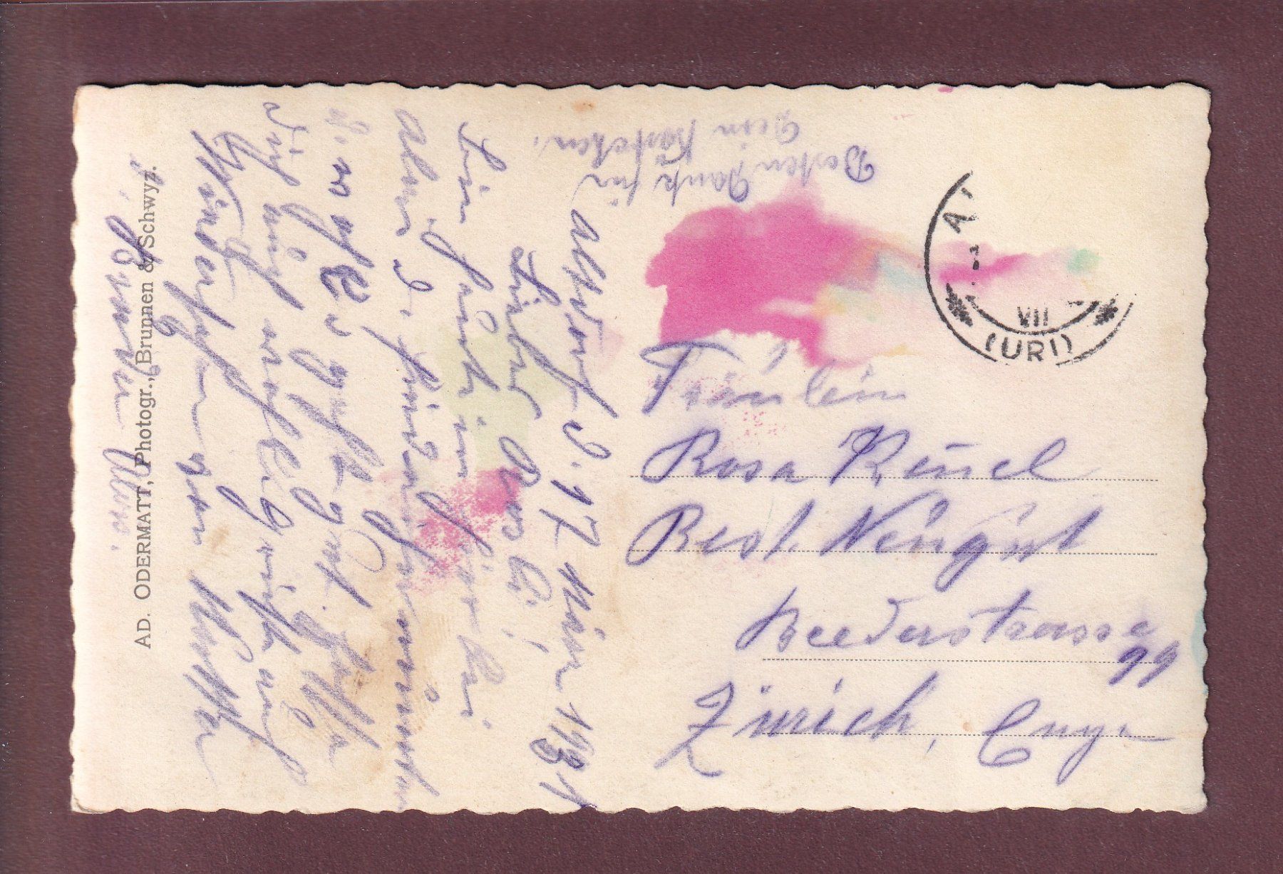 Cartes postales: ALTDORF - Kantons-Spital - 1931 – D'occasion à Pully par nicecards 1