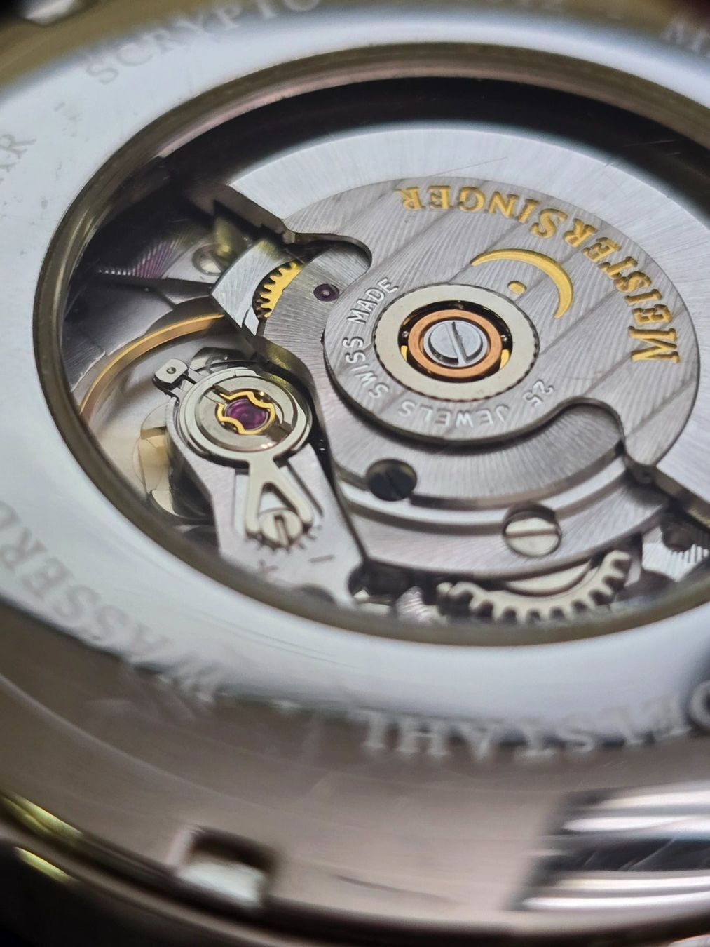 MeisterSinger Orologi: Meister Singer Scrypto Automatik läuft, Krone fehlt – Usato da Dietlikon venduto da sop_qr7v 9