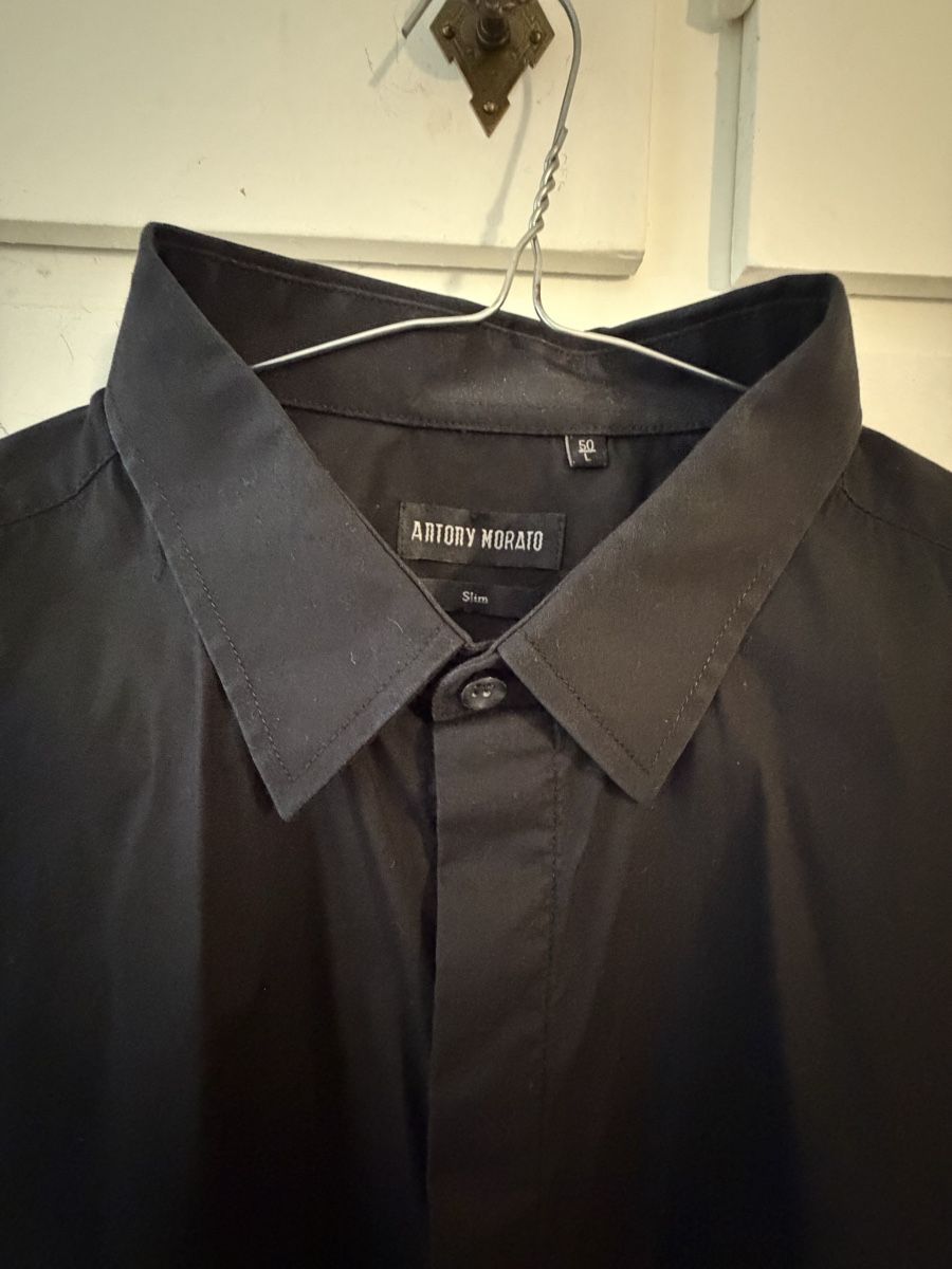 Camicie: Camicia Antony Morato nera taglia L slim fit – Usato da Lugano venduto da can_xdd8 2