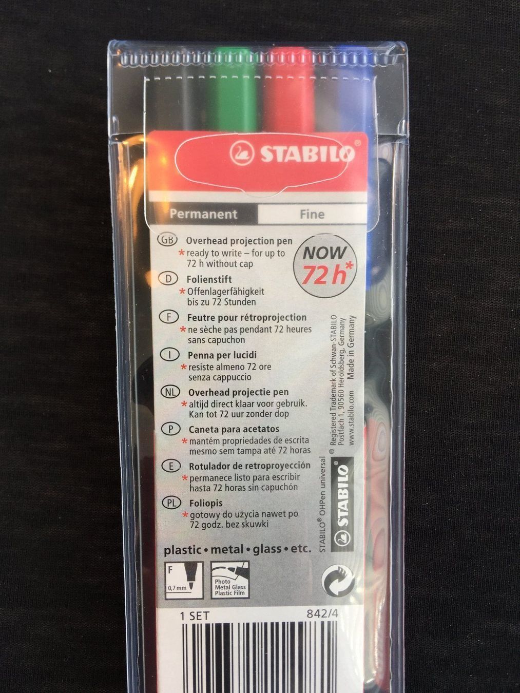 Stabilo Stifte & Marker: STABILO ohpen 4er Etui 0.7 mm permanent – Neu und originalverpackt aus Aarburg von 2..0 2