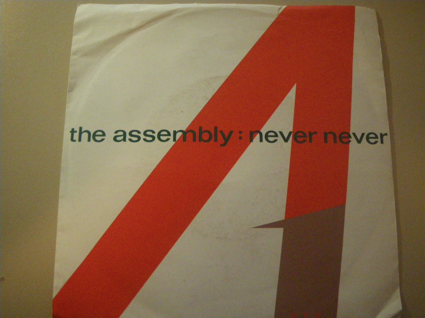 Dischi in vinile: Vinyl-Single The Assembly - Never Never – Usato da Langenthal venduto da Modo39