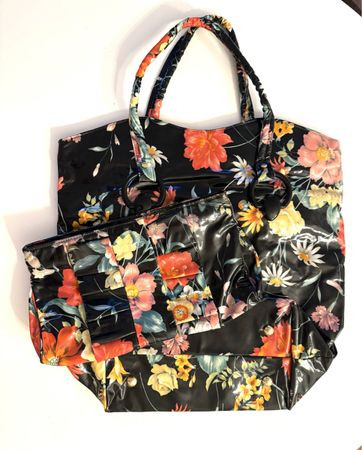 Estro di Firenze Handtasche Strandbag mit Clutch Set Top