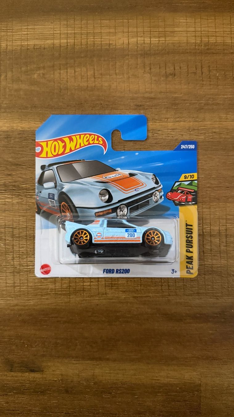 Hot Wheels Modellini d'auto: Hot Wheels Ford RS200 - 247/250 – Nuovo e nell'imballaggio originale da Opfikon venduto da andi_campi