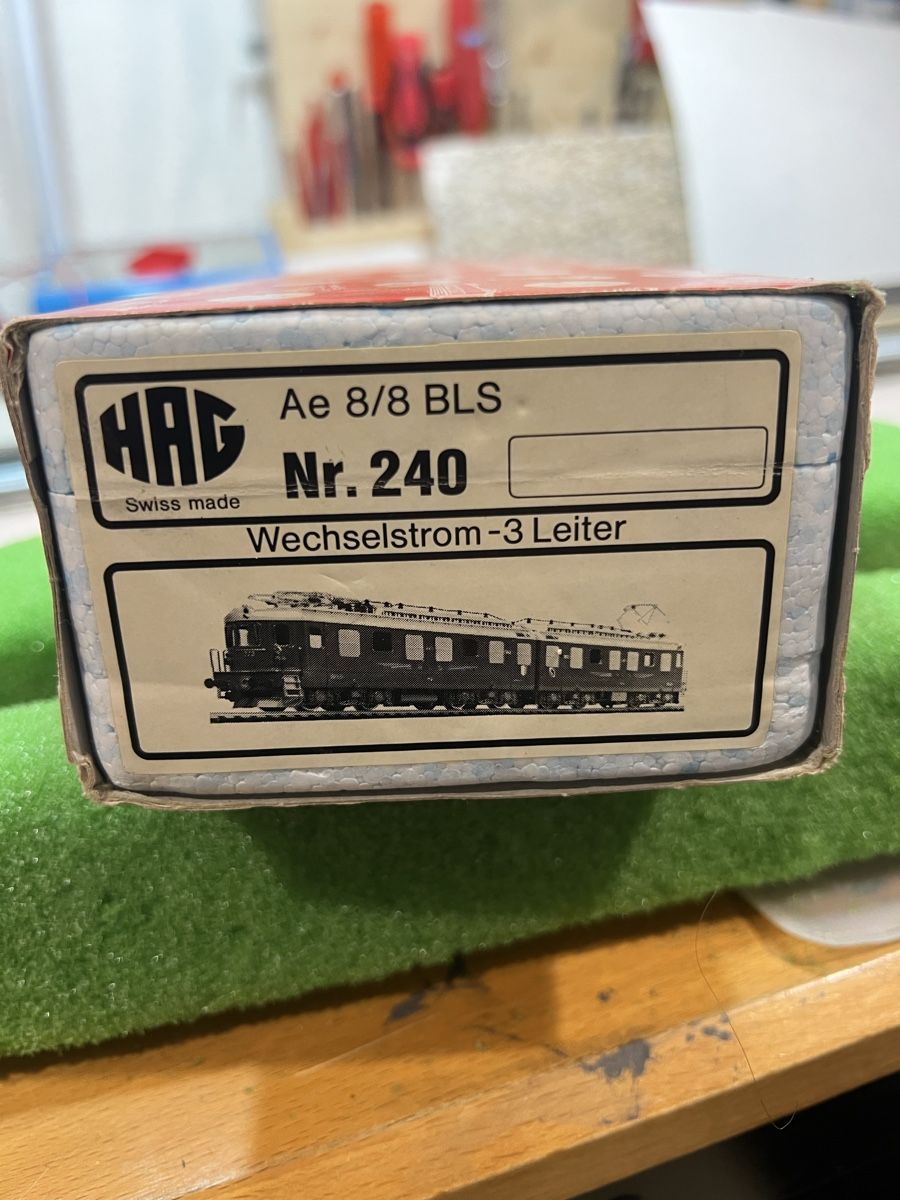Hag Modellini di ferrovie: HAG BLS Lok 8/8 – Usato da Dübendorf venduto da Troggy 6