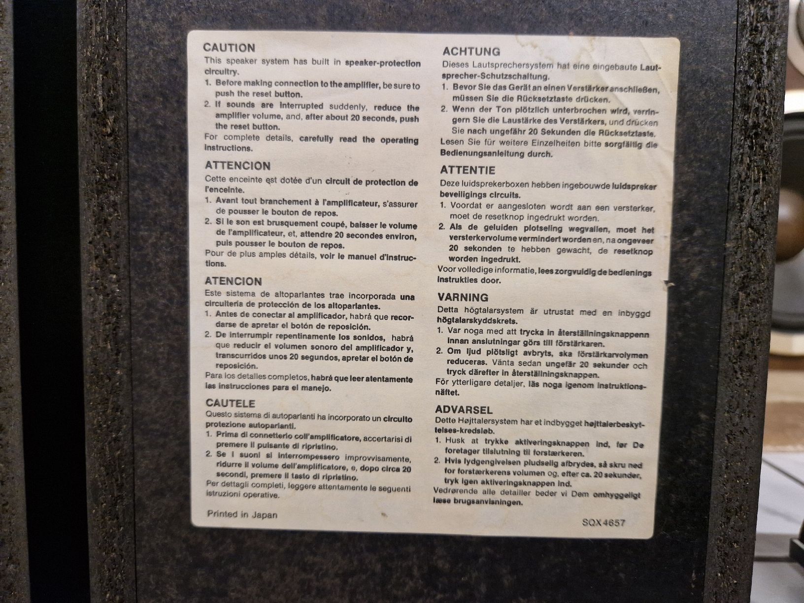 Technics Haut-parleurs: Technics SB-R2 – D'occasion à Arbon par Mayak_Sound 9
