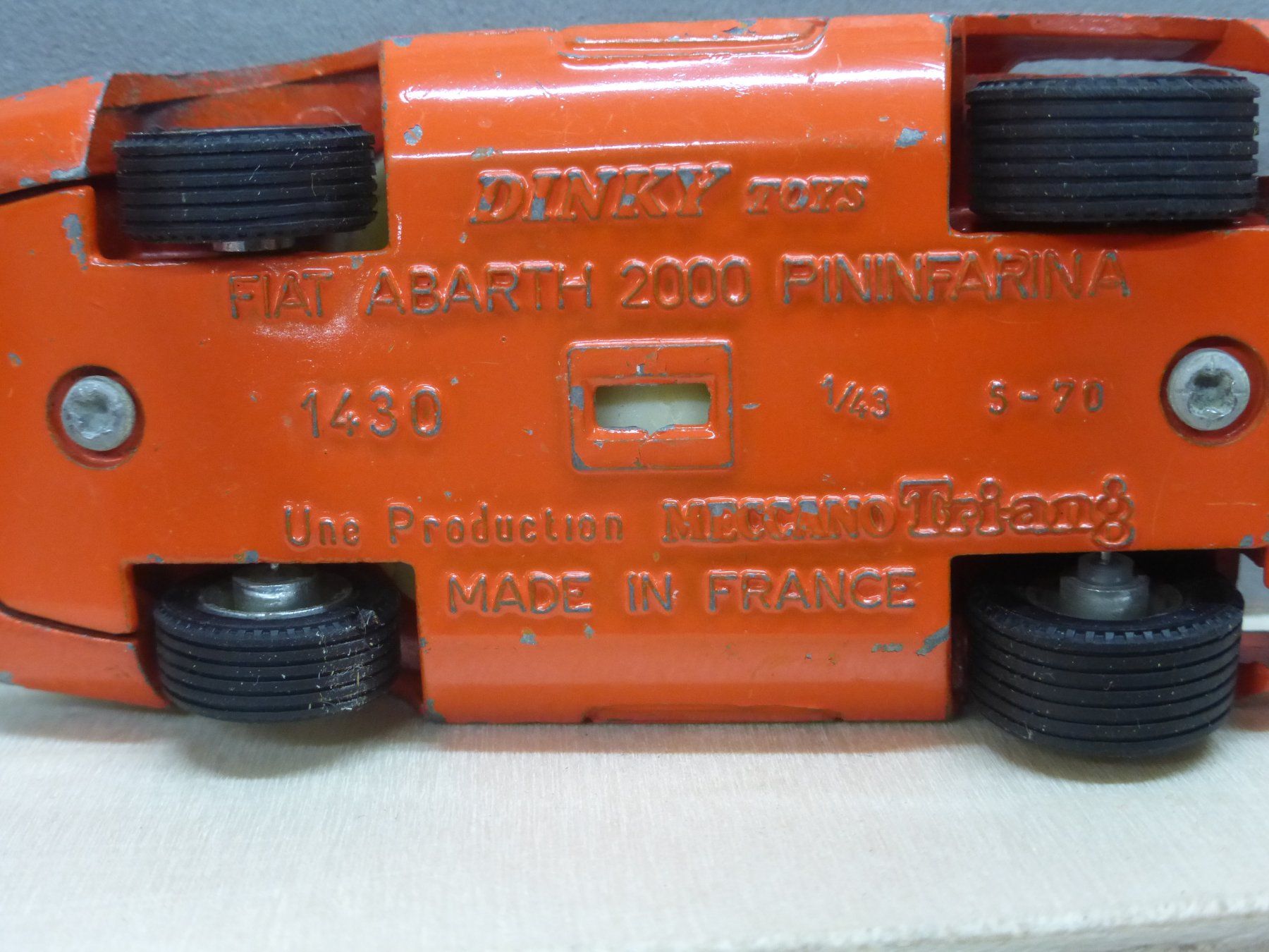 Modellini d'auto: Fiat Abarth 2000 Pinifarina – Difettoso da Gempen venduto da Smokie72 3