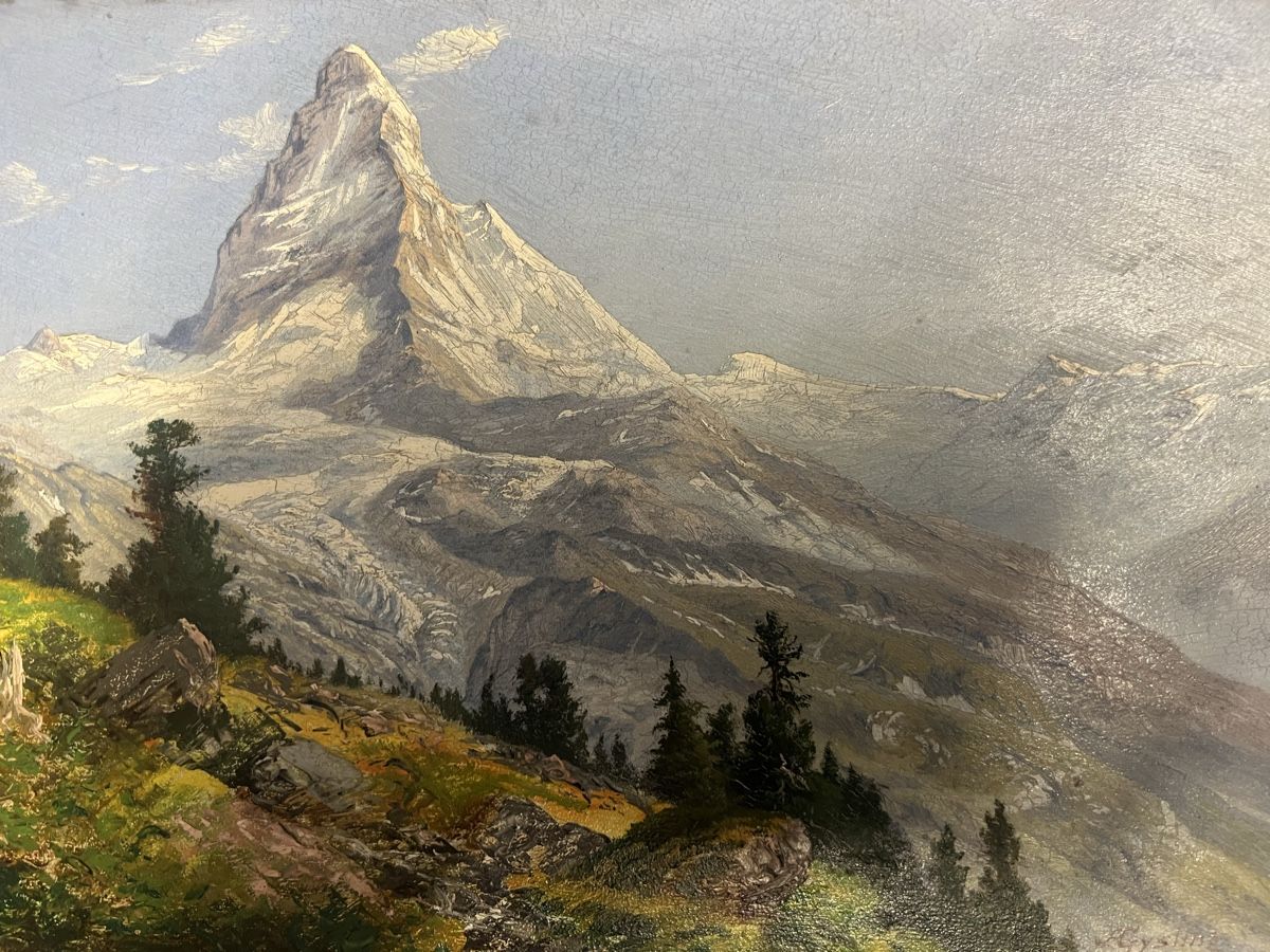 Dipinti: A. Gysling Matterhorn 20,5x29cm – Usato da Kriens venduto da Clevero 2