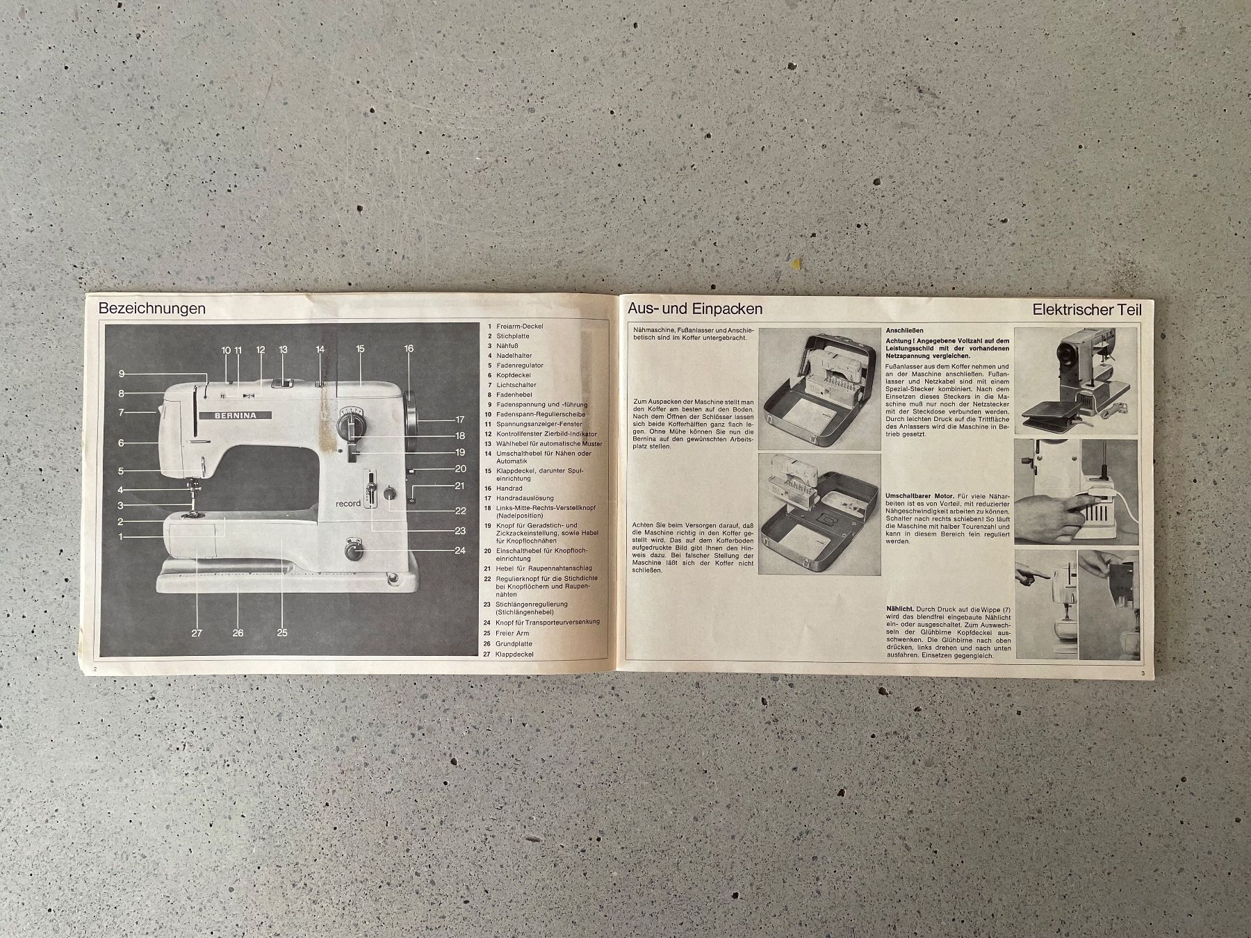 Bernina Machines à coudre: Nähmaschine Bernina record 731 – Défectueux à Jonen par Canadas 5