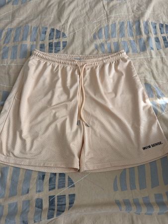 9N1M SENSE Mesh Shorts beige Grösse XL guter Zustand