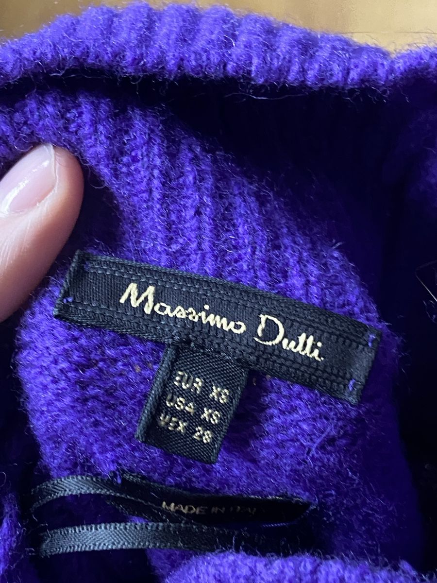 Massimo Dutti Maglioni & Felpe: Massimo Dutti Rollkragenpullover XS lila aus Wolle – Nuovo (secondo la descrizione) da Zürich venduto da cas_x6pw 2
