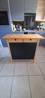 Kochinsel Holz mit Schubladen