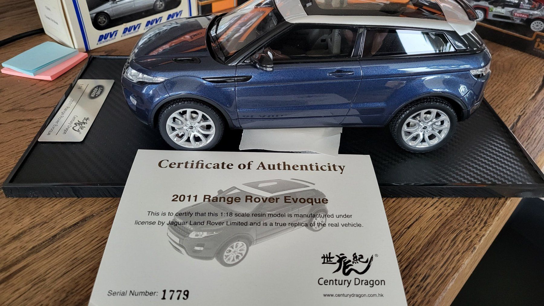 Voitures modèles: Range Rover Evoque 2011 1:18 Century Dragon – D'occasion à Rothrist par Juana5 6