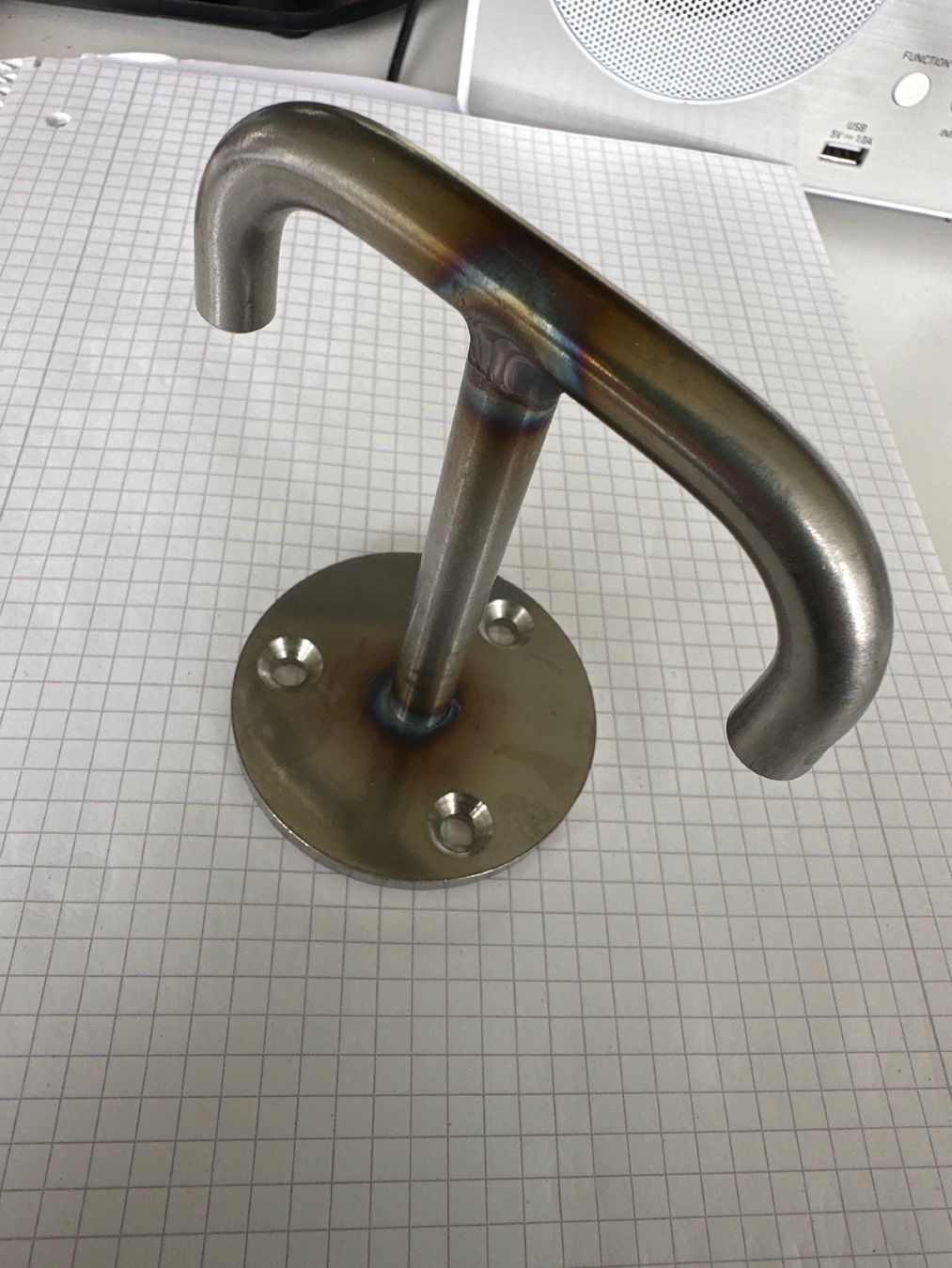Garderobe: Chromstahl Doppel Haken massive Handarbeit – Neu (gemäss Beschreibung) aus Trüllikon von angela4444 3