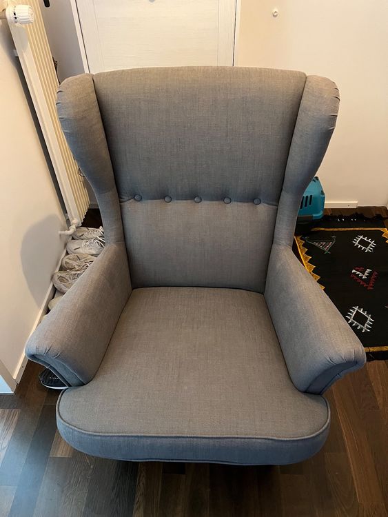 IKEA Grey Armchair Kaufen Auf Ricardo   Ikea Grey Armchair