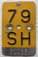 Velo - Nummernschild - SH 79