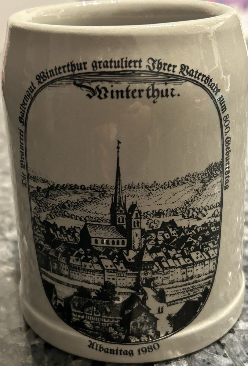Haldengut Bicchieri: ***Sammler-Bier-Krug Winterthur*** – Usato da Winterthur venduto da stella67