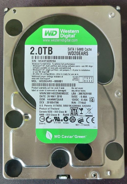 WD 2TB Green | Kaufen auf Ricardo